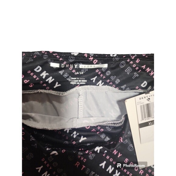 DKNY Kids Girl Sport Leggings Size 14/16 - Picture 4 of 6